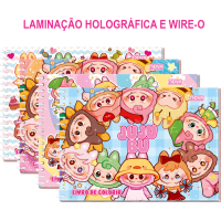 LIVRO DE COLORIR 120GR 48FL 15X21 JUJUBU H.2616-4
